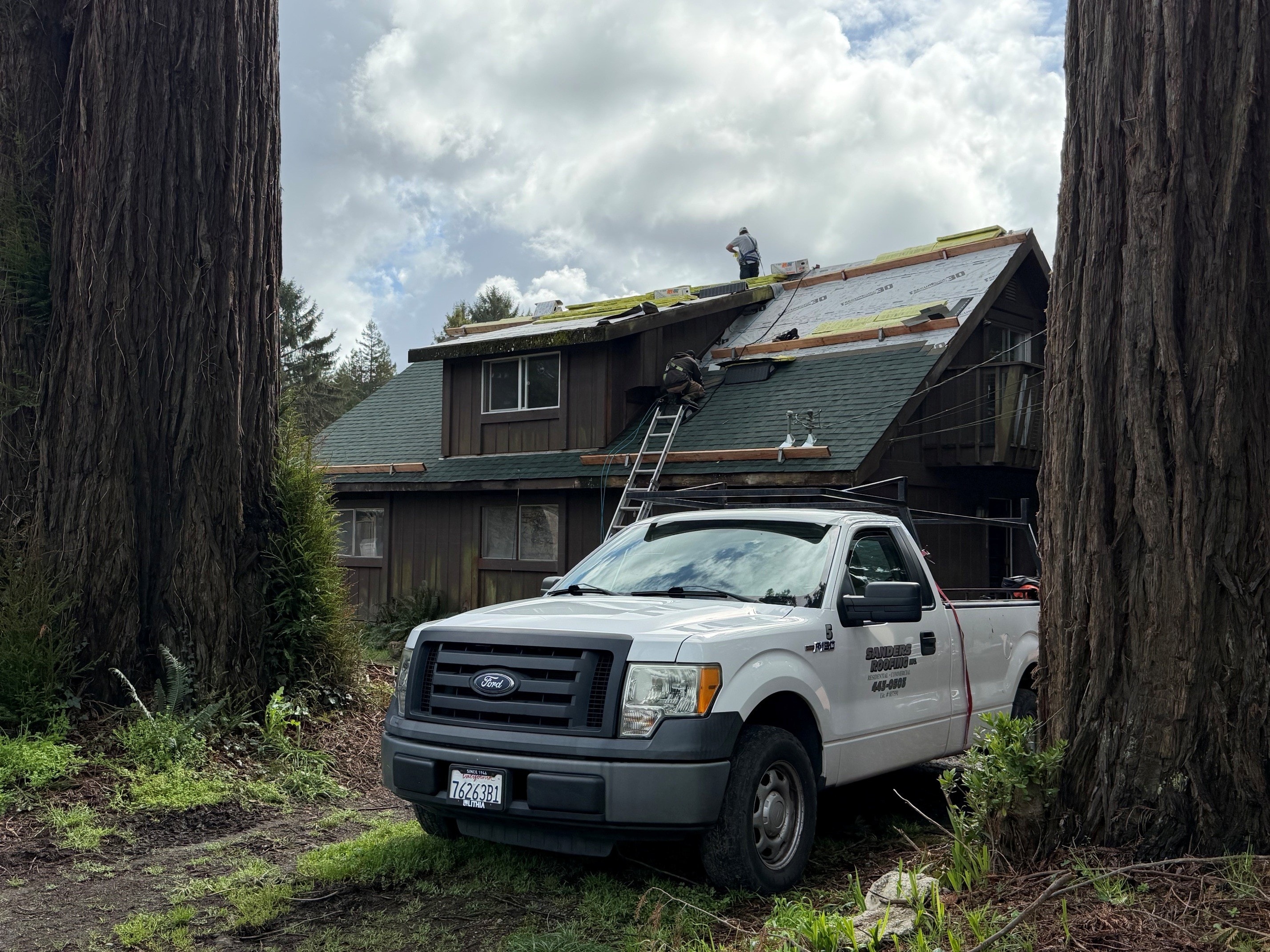 Roof repair after storm damage